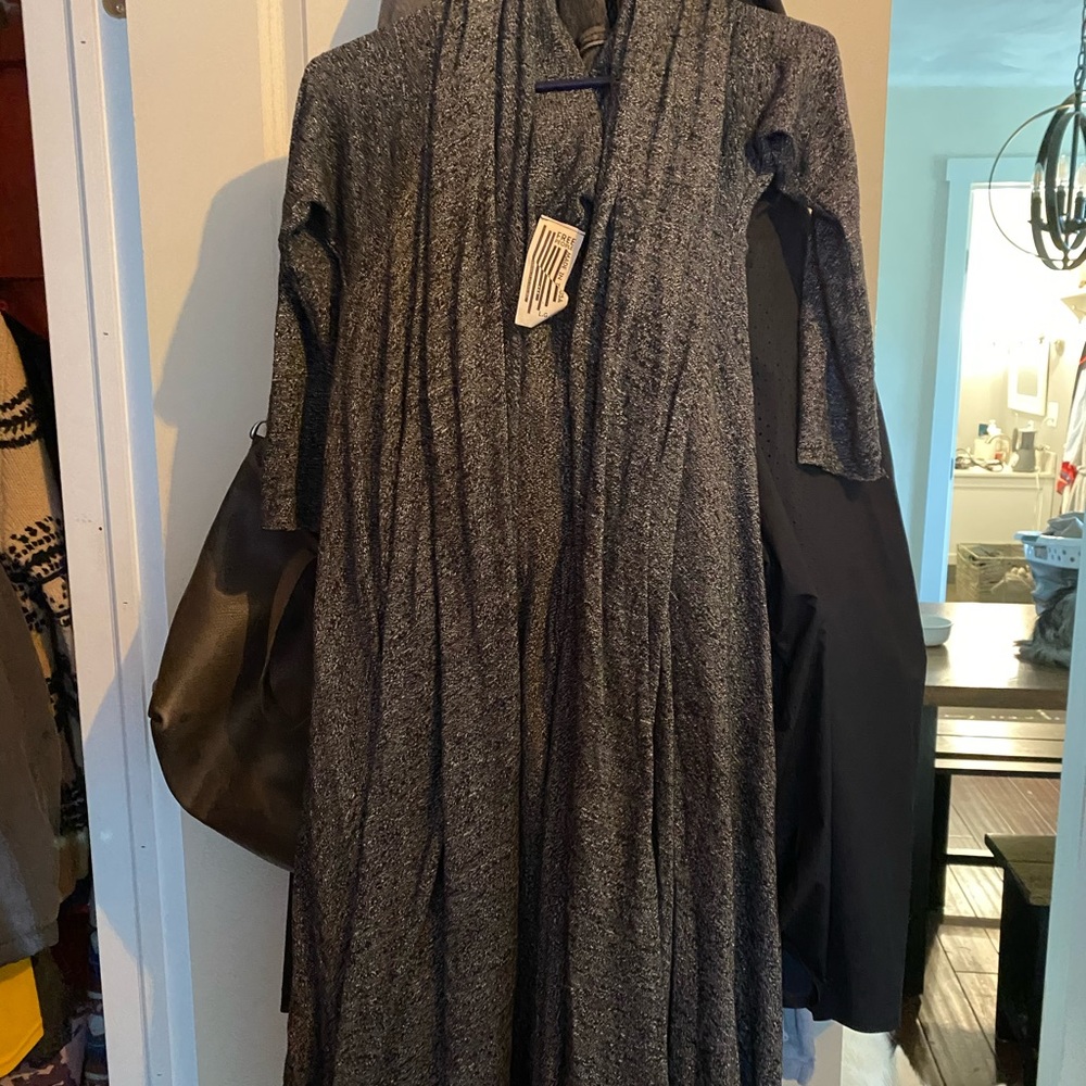Long hooded freepeople cardigan